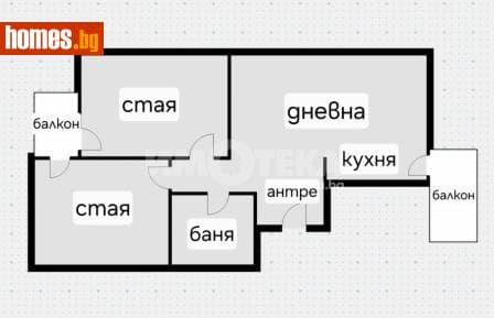Тристаен, 80m²