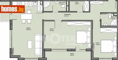 Тристаен, 122m²
