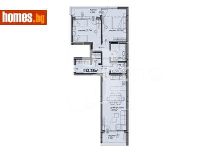 Тристаен, 112m²