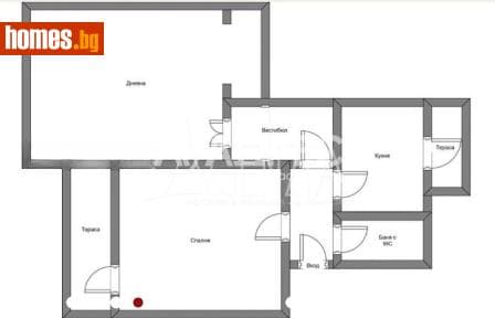 Тристаен, 85m²