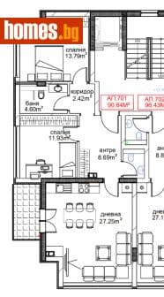 Тристаен, 112m²