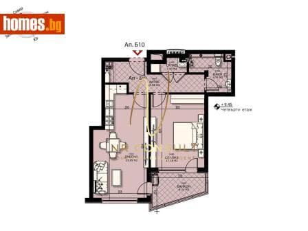 Двустаен, 89m²