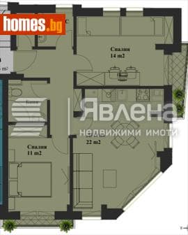 Тристаен, 93m²