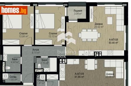 Тристаен, 110m²