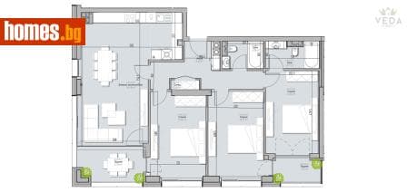 Четиристаен, 150m²