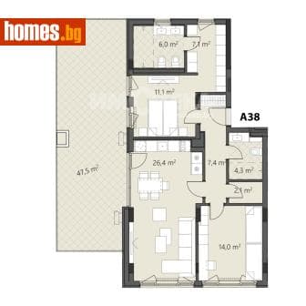Тристаен, 175m²