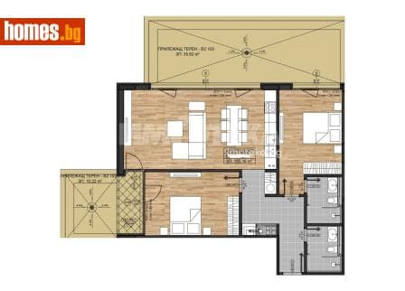 Тристаен, 125m²