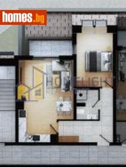 Двустаен, 75m²