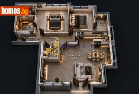 Тристаен, 113m²