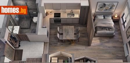 Едностаен, 37m²