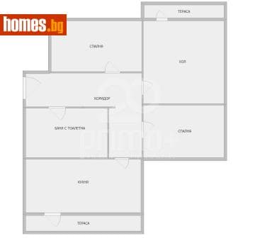 Тристаен, 76m²