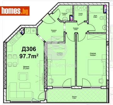 Тристаен, 115m²