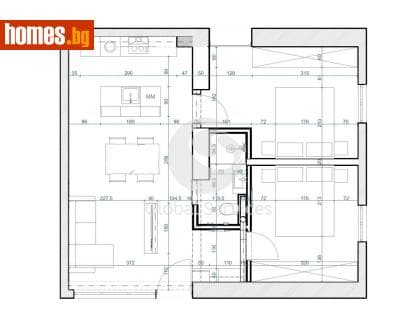 Тристаен, 85m²