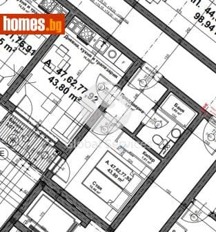 Двустаен, 56m²