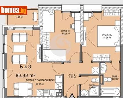 Тристаен, 97m²