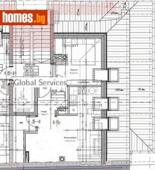 Двустаен, 60m²