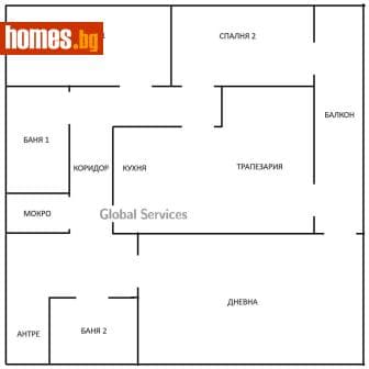 Тристаен, 101m²