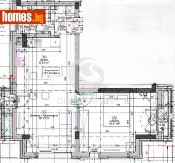Двустаен, 78m²