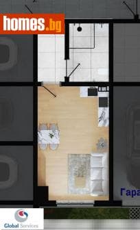 Едностаен, 51m²