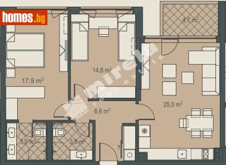 Тристаен, 104m²