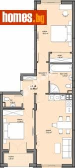 Тристаен, 103m²