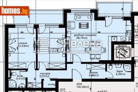 Тристаен, 106m²
