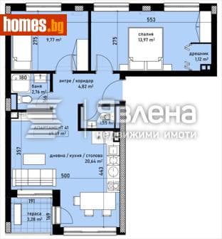 Тристаен, 78m²