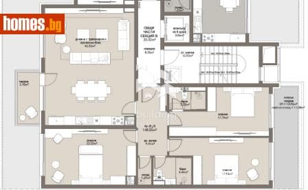 Тристаен, 168m²