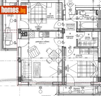 Тристаен, 86m²