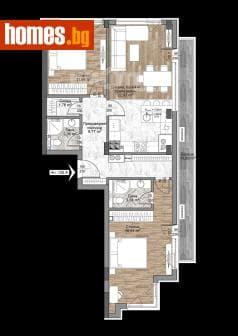 Тристаен, 110m²