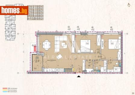 Тристаен, 118m²