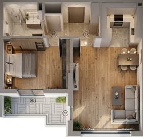 Продава 2-СТАЕН град София, Горна баня 170 752 € 333 961.88 лв.