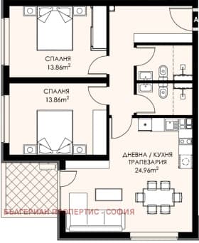Продава 3-СТАЕН град София, Люлин 9 189 635 € 370 893.82 лв.