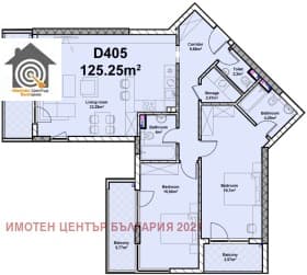 Продава 3-СТАЕН град София, Полигона 379 077 € 741 410.17 лв.