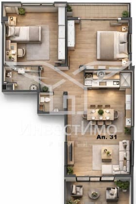 Продава 3-СТАЕН град София, Карпузица 292 550 € 572 178.07 лв.