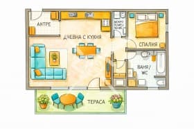Продава 2-СТАЕН град София, Люлин 10 115 200 € 225 311.62 лв.