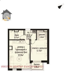 Продава 2-СТАЕН град София, Зона Б-18 185 166 € 362 153.22 лв.