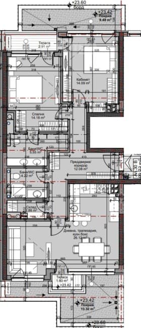 Продава 3-СТАЕН град София, Младост 4 315 000 € 616 086.45 лв.