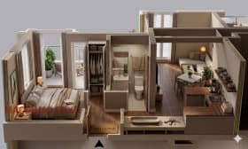 Продава 2-СТАЕН град София, Разсадника 167 500 € 327 601.53 лв.