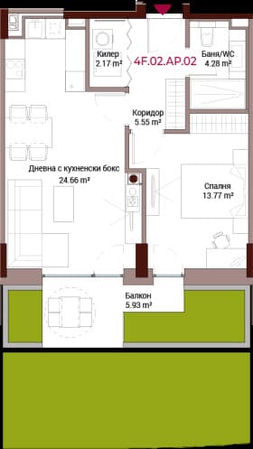 Продава 2-СТАЕН град София, Лозенец 245 504 € 480 164.09 лв. Цената е без ДДС