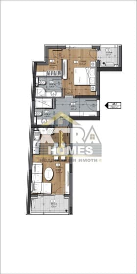 Продава 2-СТАЕН град София, Подуяне 170 500 € 333 469.02 лв.