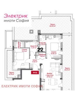 Продава 3-СТАЕН град София, Манастирски ливади 358 000 € 700 187.14 лв.