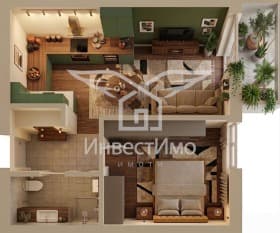 Продава 2-СТАЕН град София, Левски Г 115 000 € 224 920.45 лв.