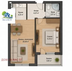 Продава 2-СТАЕН град София, Обеля 1 110 848 € 216 799.84 лв.