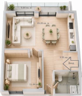 Продава 2-СТАЕН град София, Овча купел 222 222 € 434 628.45 лв.