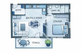 Продава 2-СТАЕН град София, Дружба 2 137 200 € 268 339.88 лв.
