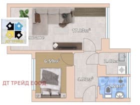 Продава 2-СТАЕН град София, Център 155 990 € 305 089.92 лв.