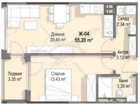 Продава 2-СТАЕН град София, Кръстова вада 183 417 € 358 732.47 лв.