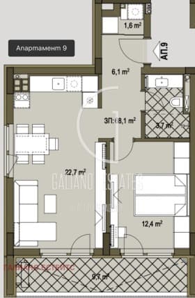 Продава 2-СТАЕН град София, с. Бистрица 154 066 € 301 326.90 лв.