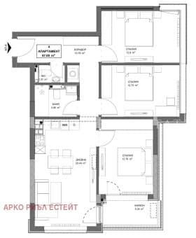 Продава 4-СТАЕН град София, Обеля 2 220 894 € 432 031.11 лв.